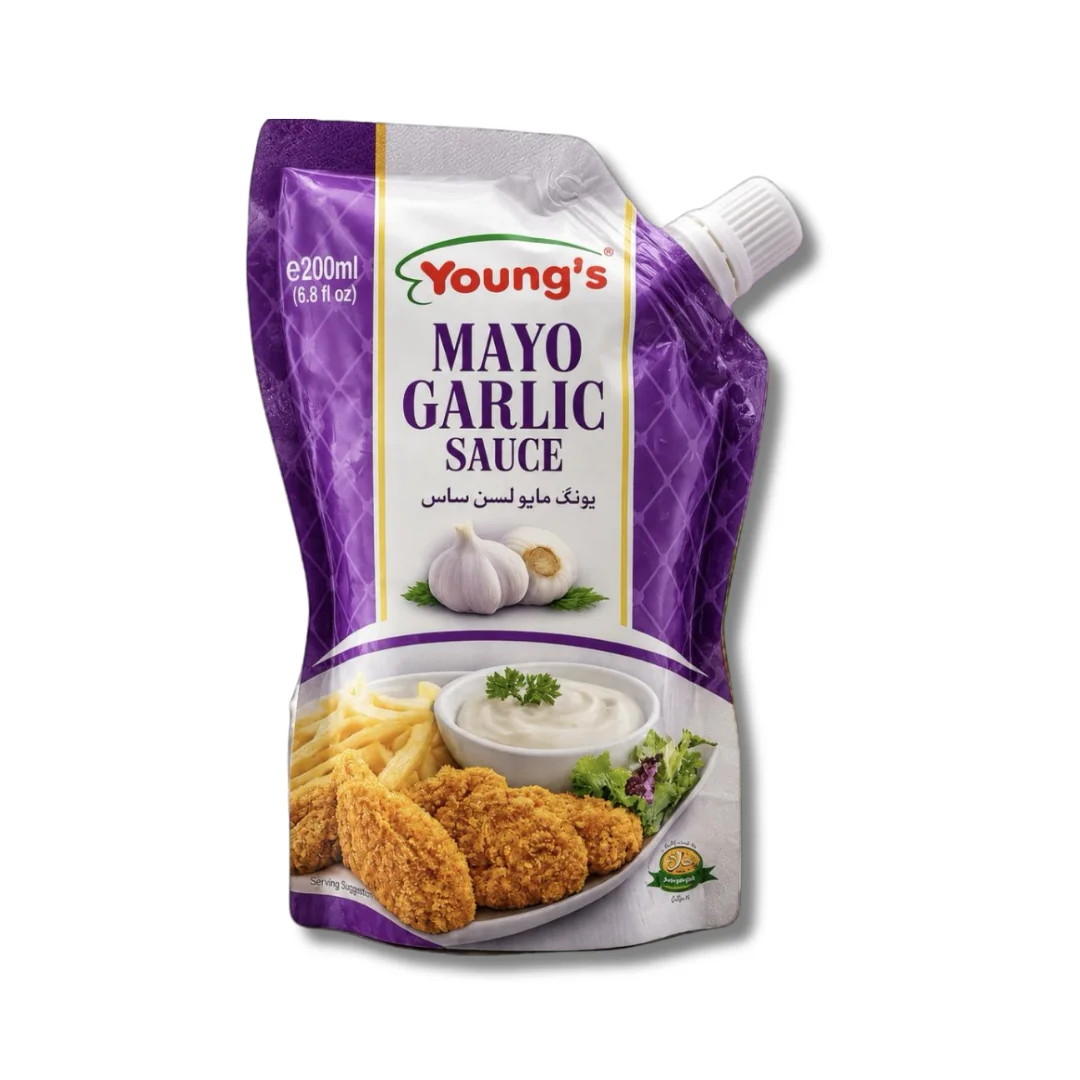 Young's Pouch 200ml - Garlic Mayo