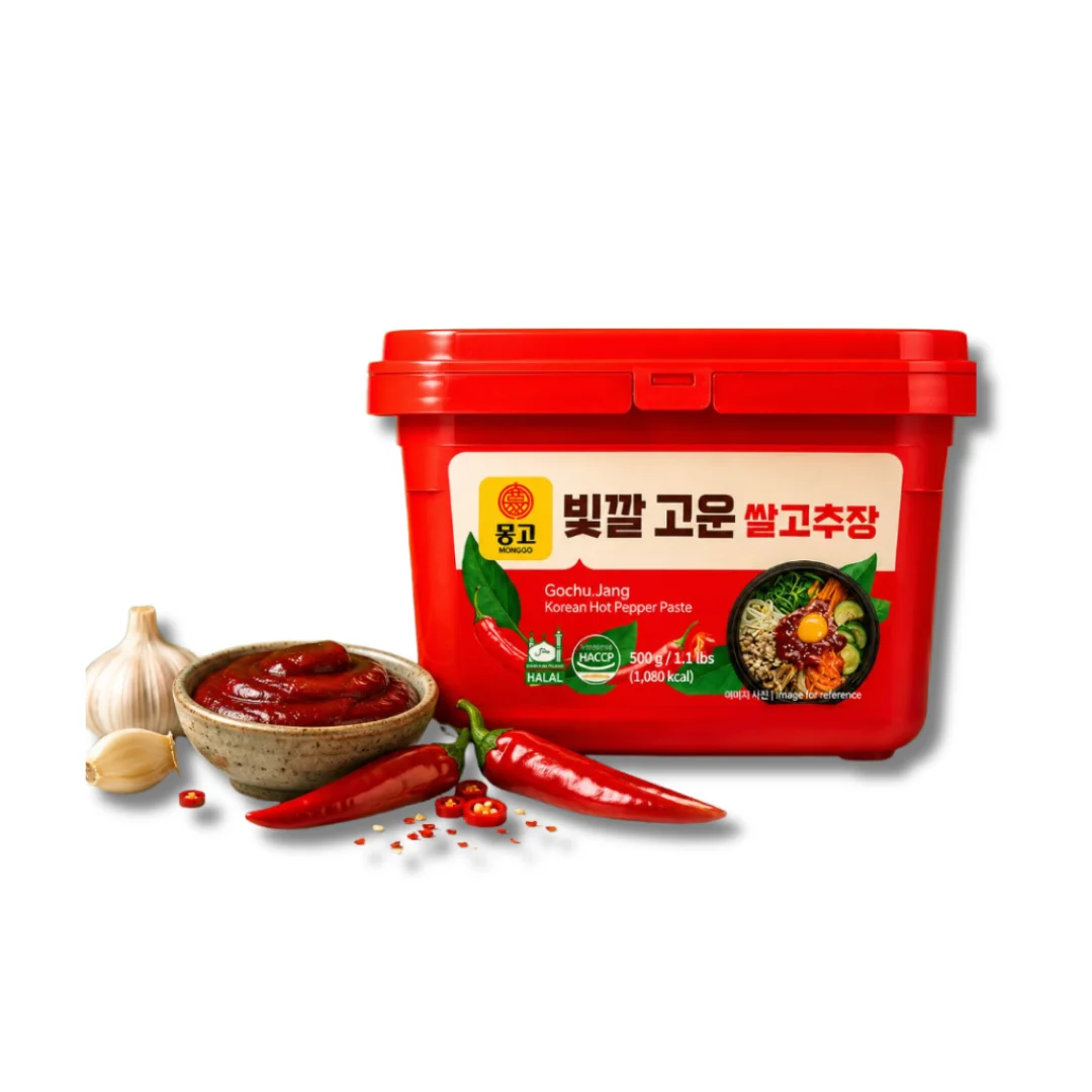 Mongoo Gochujang | Korean Hot Pepper Paste - 500g (Halal)