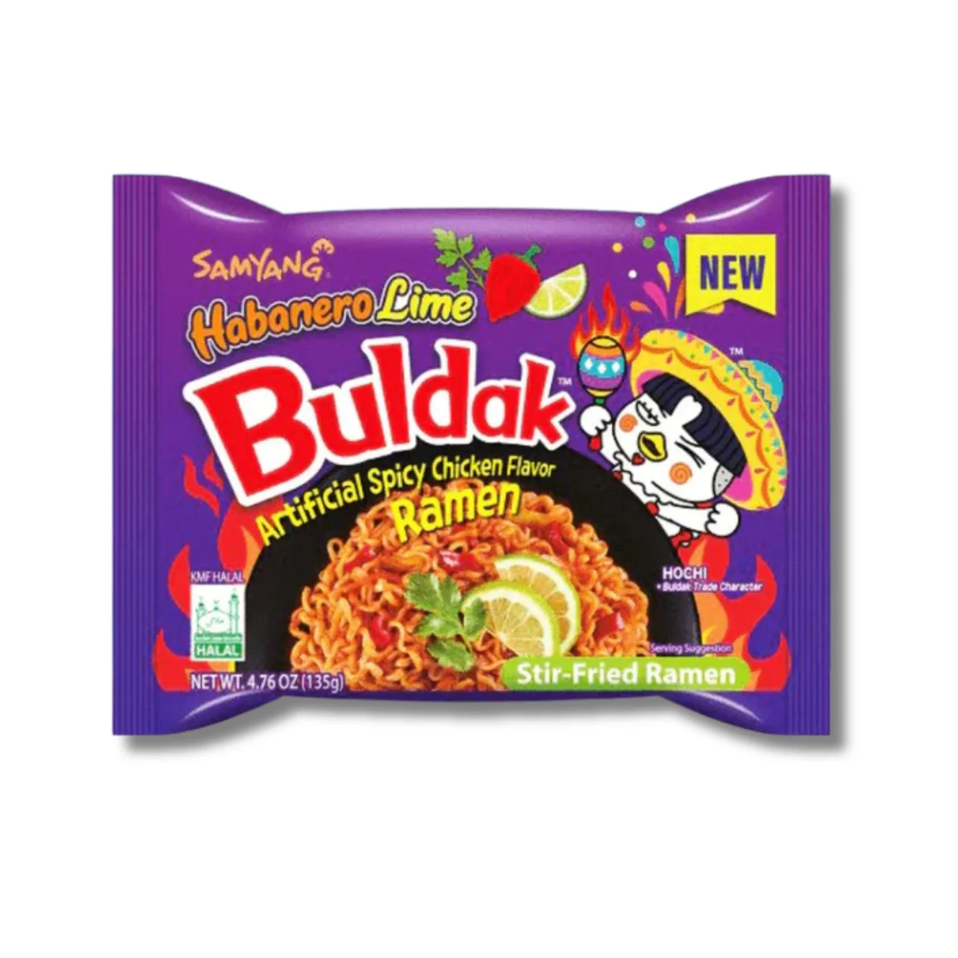 Samyang Habanero Lime Hot Chicken Ramen (Single Pack)